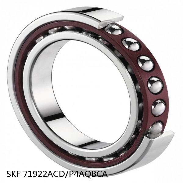 71922ACD/P4AQBCA SKF Super Precision,Super Precision Bearings,Super Precision Angular Contact,71900 Series,25 Degree Contact Angle