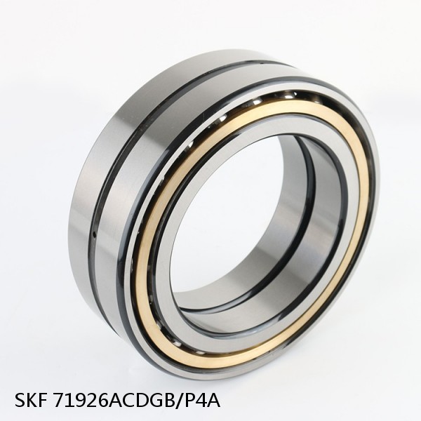 71926ACDGB/P4A SKF Super Precision,Super Precision Bearings,Super Precision Angular Contact,71900 Series,25 Degree Contact Angle